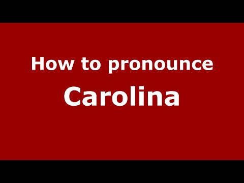 How to pronounce Carolina (Mexico/Mexican Spanish) - PronounceNames.com