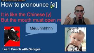 The [ø] sound: french phonic alphabet