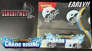 EARLY Chaos Rising Booster Box Pokémon TCG Opening