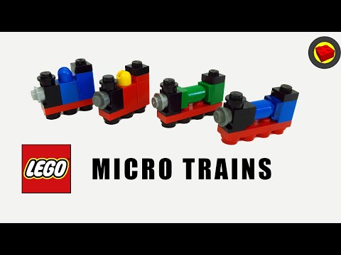 LEGO Microscale Train MOC Building Instructions