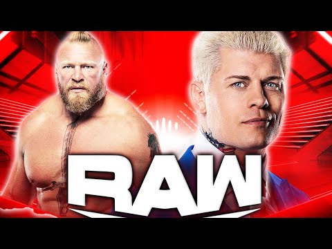 WWE RAW Live Stream July 10th 2023 - Cody Rhodes Calls Out Brock Lesnar