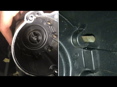 "cleaning" a CAP & ROTOR on a chevy engine 350, 327, 305 (5.7L)