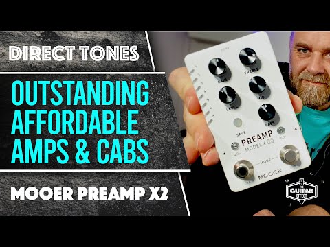 Mooer Preamp Model X. (X2). A lightweight, compact ,affordable solution for direct amp sounds.