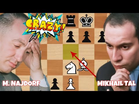 Craziest Attack! Mikhail Tal vs. Miguel Najdorf, 1960