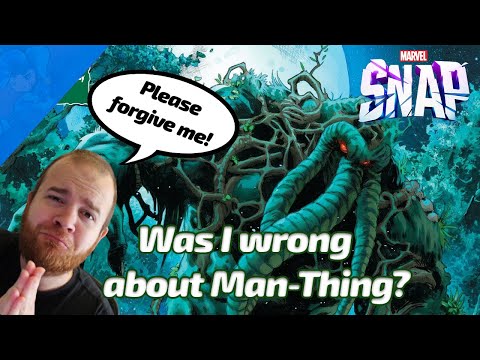 Was I wrong about Man-Thing? One of the BEST Non-Elsa decks - Marvel SNAP Gameplay & Deck Highlight