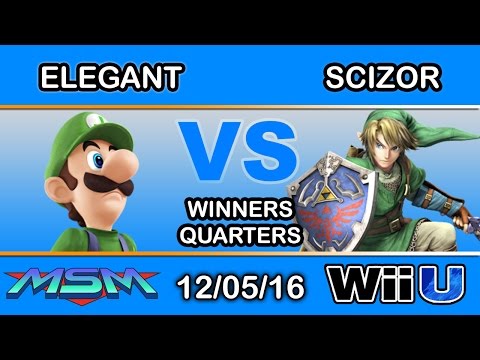 MSM 77 - eM | Elegant (Luigi) Vs. Scizor (Link) Winners Quarters - Smash Wii U