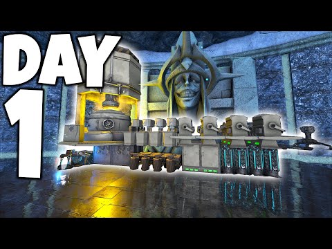 I Claimed Ark's First Solo Leveling Cave Against 1000 Players! - Ark PvP