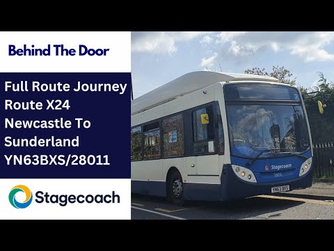 Behind The Door: Route X24 | YN63BXS/28011 - Stagecoach North East: Scania K270UB/ADL Enviro 300NG
