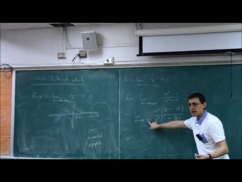 Calculus I (Lecture 5): Limits at Infinity