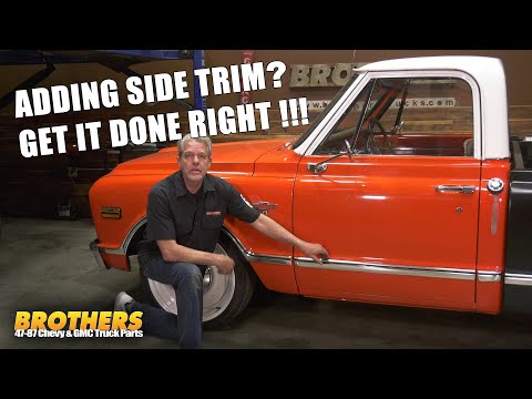 Chevy & GMC Truck Side Molding/Trim Install - Deluxe Conversion