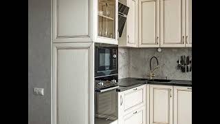 Неоклассическая угловая бежевая кухня Проект 170 фото 6