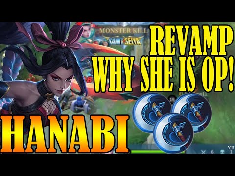 HANABI BEST BUILD 2023 | FINALLY REVAMPED HANABI IS HERE | INPLAY MOBILE LEGENDS