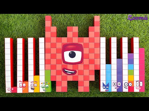 Looking for Numberblocks Puzzle Tetris NEW 10-20 Space ASMR - Numberblocks Satisfying Video #64
