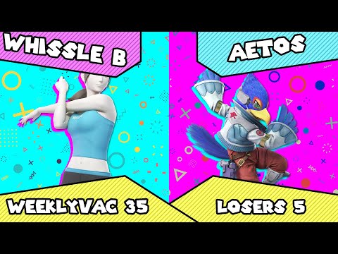 WeeklyVac 35 - SSBU - Whissle B (Wii Fit Trainer) vs Aetos (Falco)
