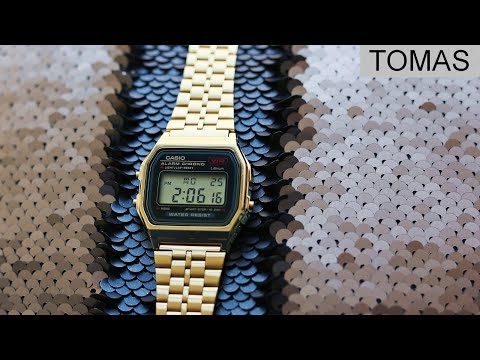 Laikrodis moterims CASIO LA670WA-1D (zd597c) video