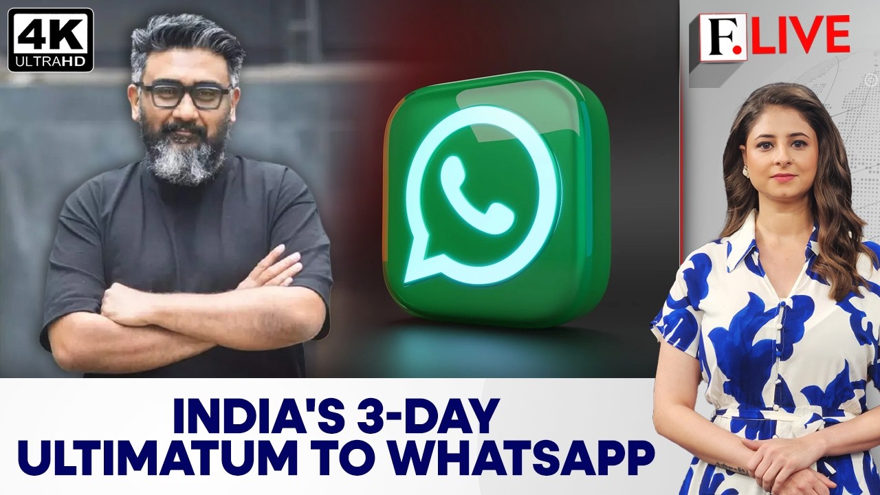 India Orders WhatsApp to Pause New Username Feature, Seeks Explanation | Firstpost Live | 4K