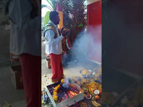 Vidéo cérémonie - Fête Karly chez Frédéric Viramalé - Avril 2016