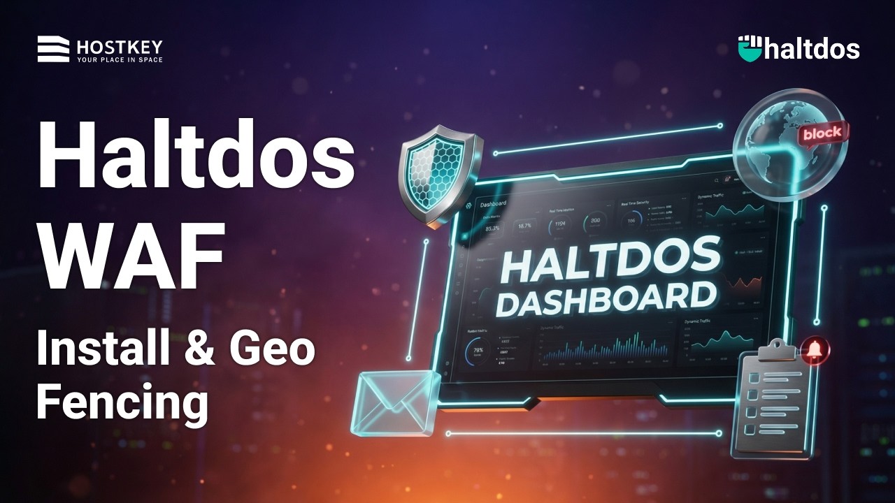 Haltdos Community WAF on HOSTKEY — Deploy in Minutes