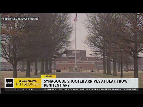 Robert Bowers arrives at death row