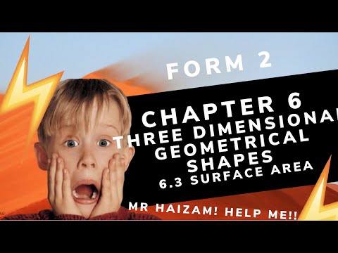 Mathematics Form 2 Chapter 6 6.3 Surface Area #mrsmchannel