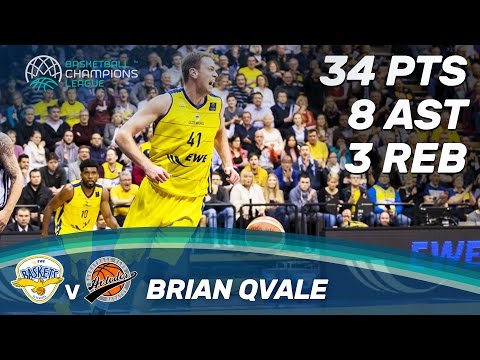 Brian Qvale (34 Pts) with a high scoring performance against Avtodor Saratov