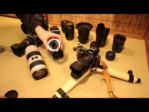 Sony α7R (ILCE-7R) + Canon EFレンズ w/ 電子接点マウントアダプタ-その1