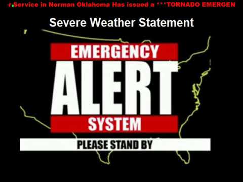 EAS MOCK TORNADO EMERGENCY EL RENO TORNADO 2013