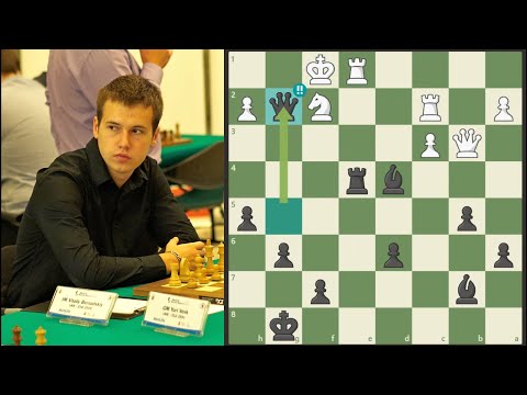 Sacrifice 2 Knight and Queen - Marc Dublan vs Vitaliy Bernadskiy 2019