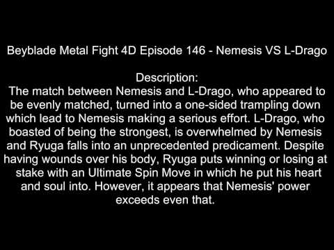 HD Beyblade Metal Fight 4D Episode 145 and 146 Description