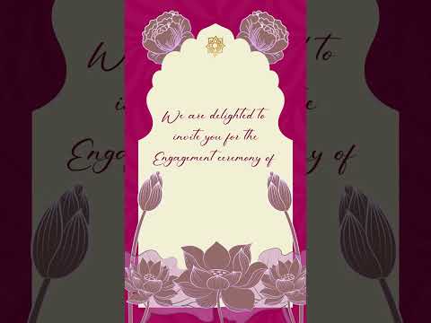 Floral theme Invites