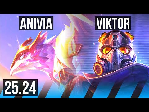 ANIVIA vs VIKTOR (MID) | EUW Master | 25.24