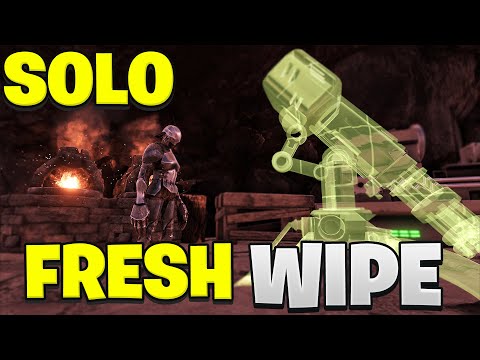SOLO Claiming A Broken Rathole Day 1 - Ark