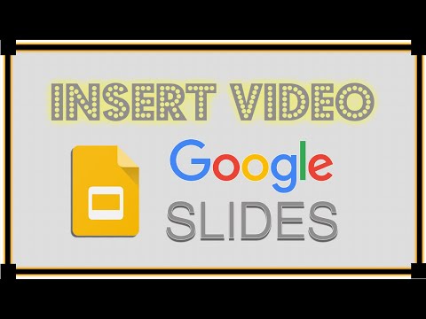 How to Add Video in Google Slides