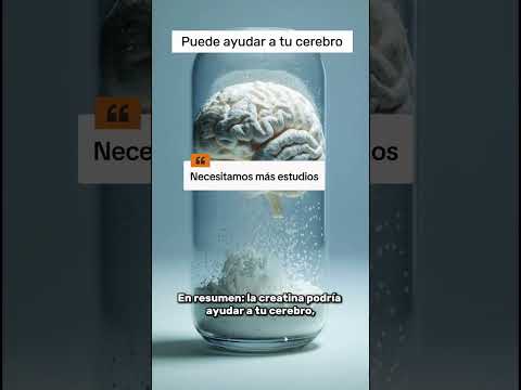 🧠💪 Todo el mundo relaciona la creatina con músculos y gimnasio… 
