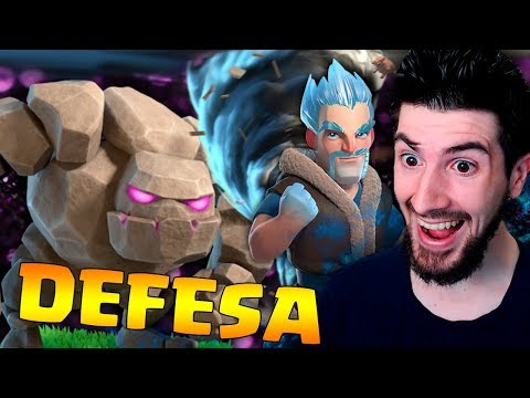 GOLEM, MAGO DE GELO E TORNADO NO CLASH ROYALE!