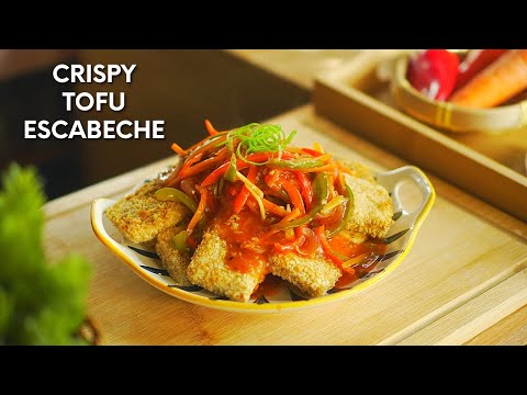 How to cook Crispy Tofu Escabeche | Vegan and Vegetarian Tofu Escabeche Recipe