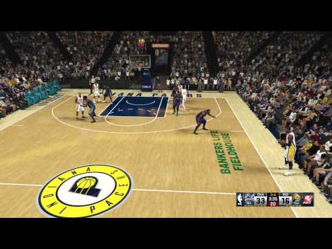 NBA 2K15 MyLeague - Charlotte Hornets vs Indiana Pacers Full Game (Xbox One)