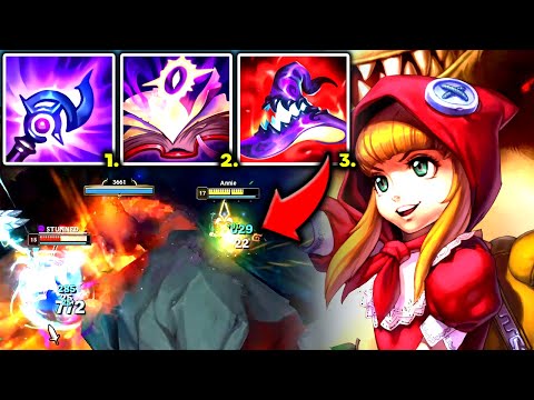 ANNIE TOP IS NOW LITERALLY A GOD-TIER ASSASSIN (4K DMG 1 COMBO) - S13 Annie TOP Gameplay Guide