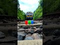 Amazing train VS Red, green, blue colour #shorts #viral #tending