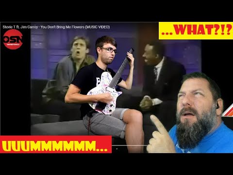 REACTION to Stevie T ft. Jim Carrey - You Don't Bring Me Flowers (MUSIC VIDEO)