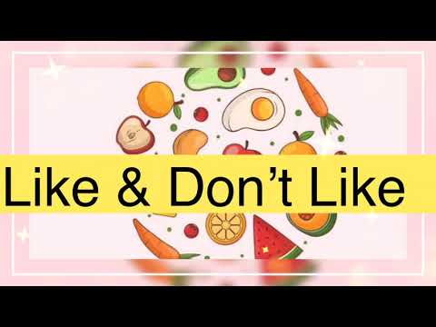 Like and Don't Like: Food