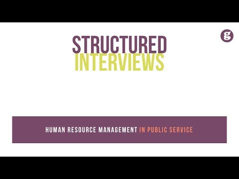 Human Resource Management in Public Service