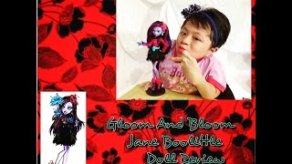 Monster High Gloom And Bloom Jane Boolittle Doll Review.