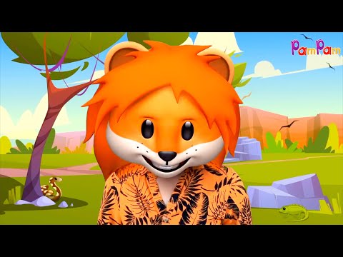 What Do Lions Eat ? 🦁🍖🥩- PamPam Family | Kids Songs Nursery Rhymes