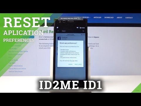 How to Reset App Preferences in ID2ME ID1 - Restore App Permissions