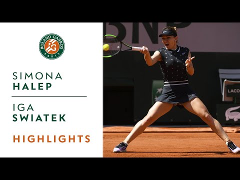 Simona Halep vs Iga Swiatek - Round 4 Highlights | Roland-Garros 2019