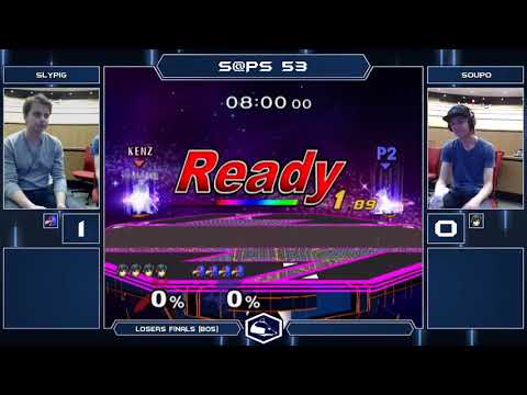 S@PS 53 Melee Singles - Slypig (Falco) vs Soupo (Marth) - Losers Finals