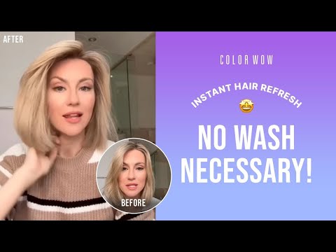 Bad Hair Day? Fix It Fast with Color Wow Xtra Large Volumizer on Dry Hair