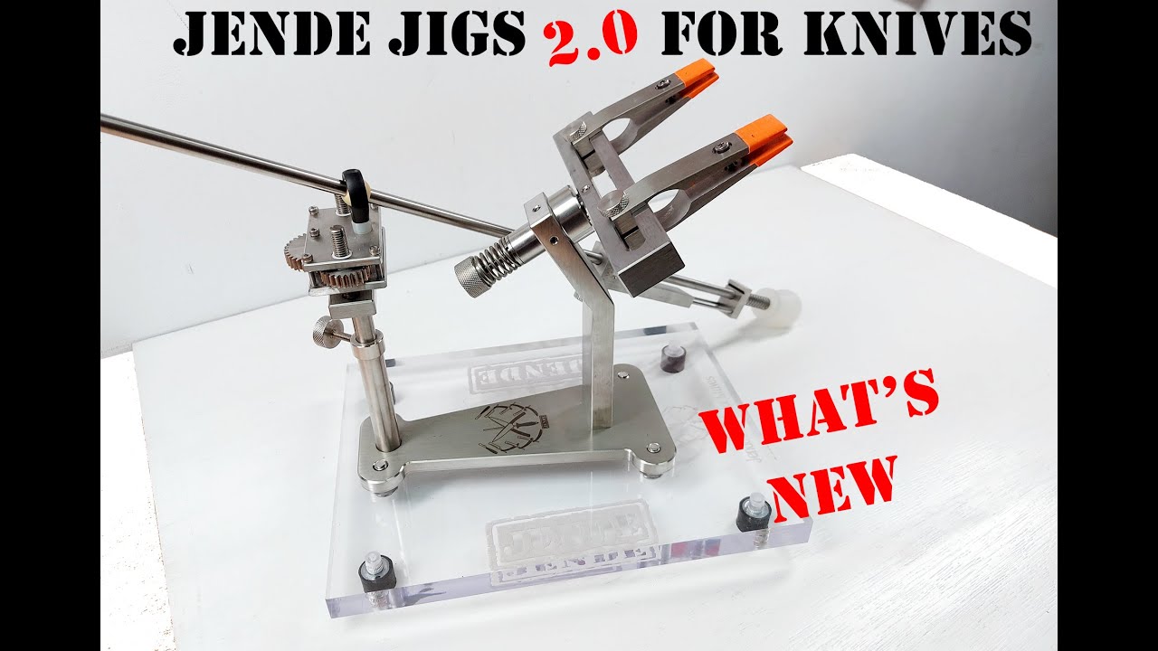 Jende JIGS for Knives Ver 2.0 - See what's new with our knife sharpening system