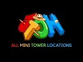 JToH - All Mini Tower Locations